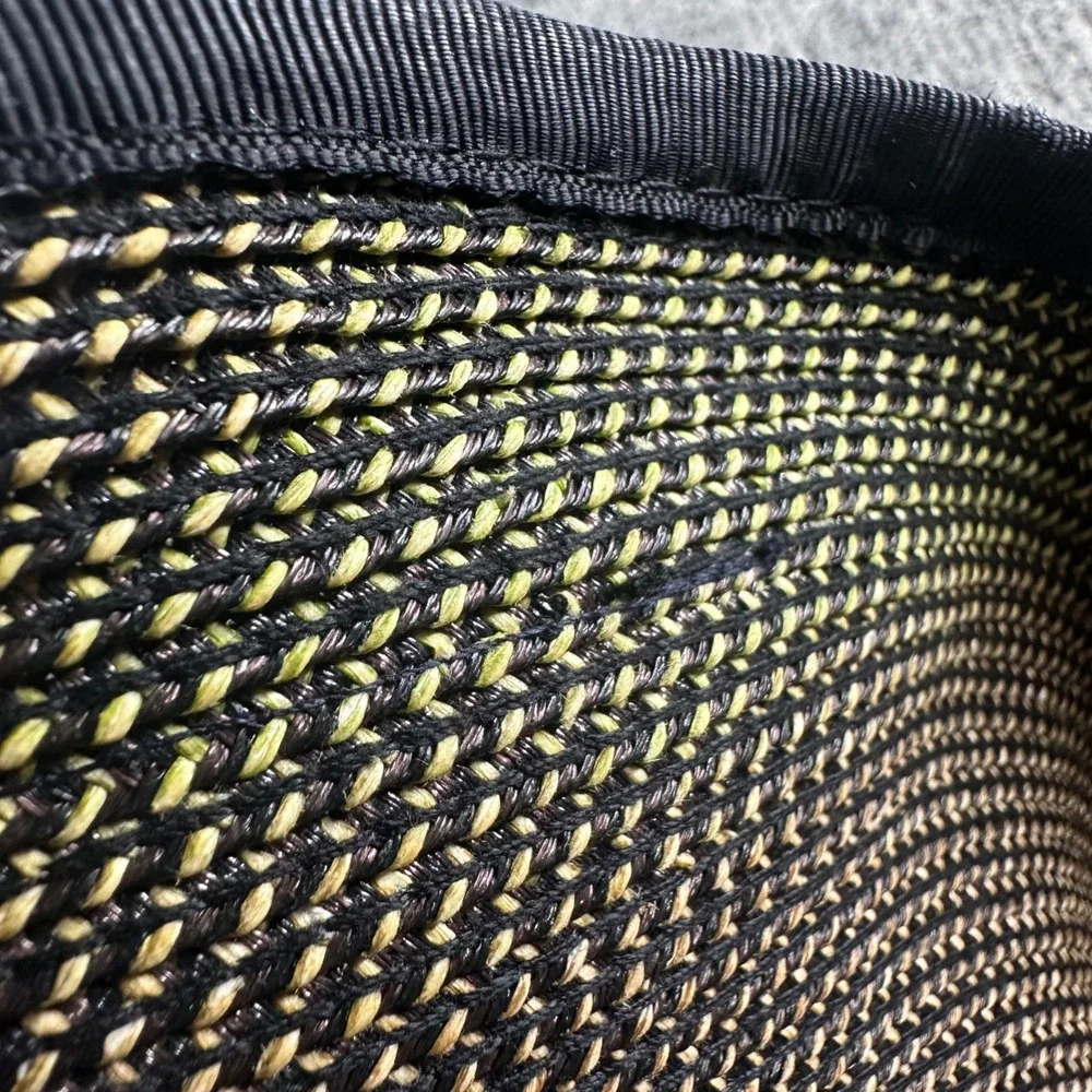 Eric Javits Squishee Packable Sun Hat Made in USA Woven Straw Look Designer - Picture 8 of 9